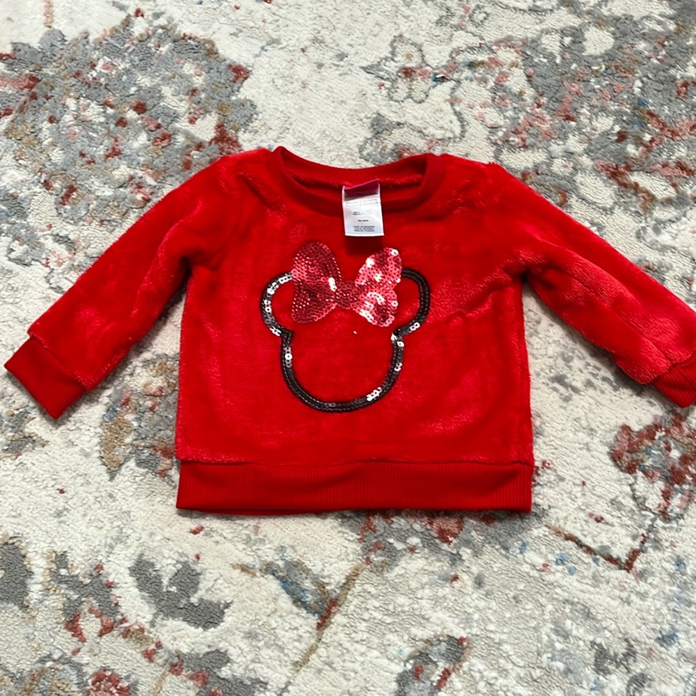 Warm Cozy Minnie Mouse Sweater